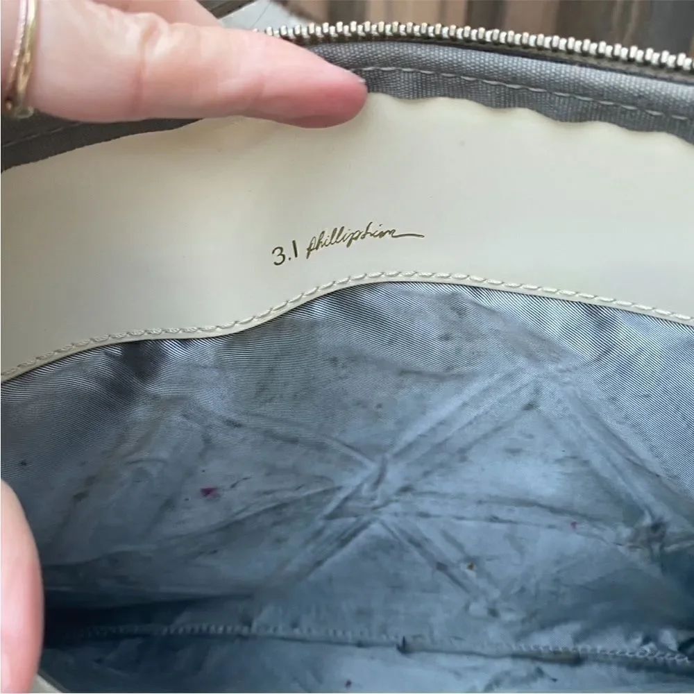 3.1 Philllip Lim Axial Patchwork Zip Clutch - Picture 12 of 12